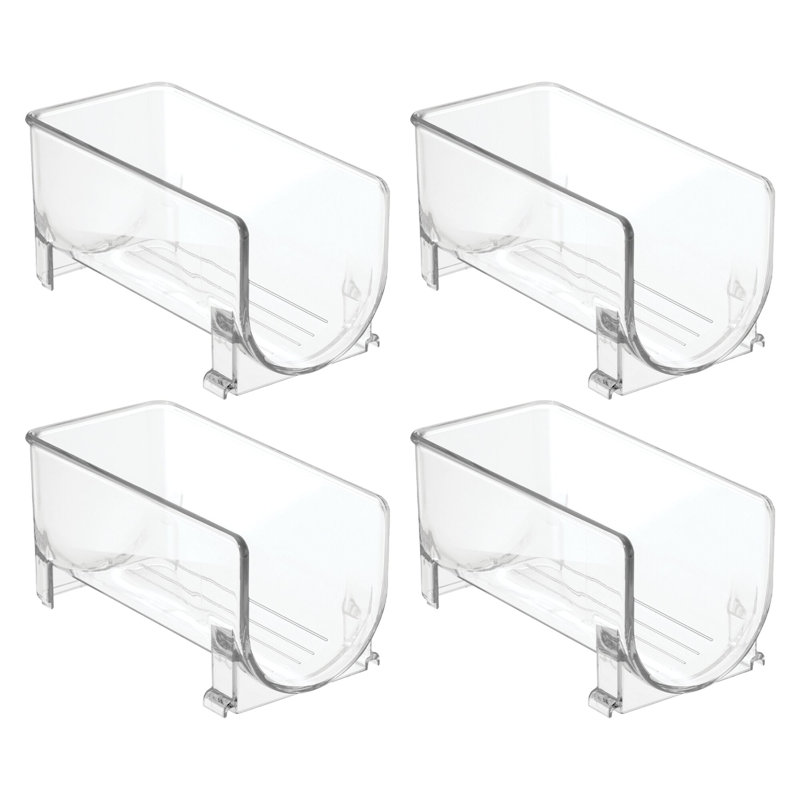 Porte-bouteilles empilable iDesign pour bouteilles d'eau ou de vin - Rangement pour boissons en bouteille dans le réfrigérateur, le garde-manger ou l'armoire