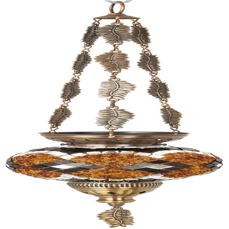Metal Tealight Holder, Yellow