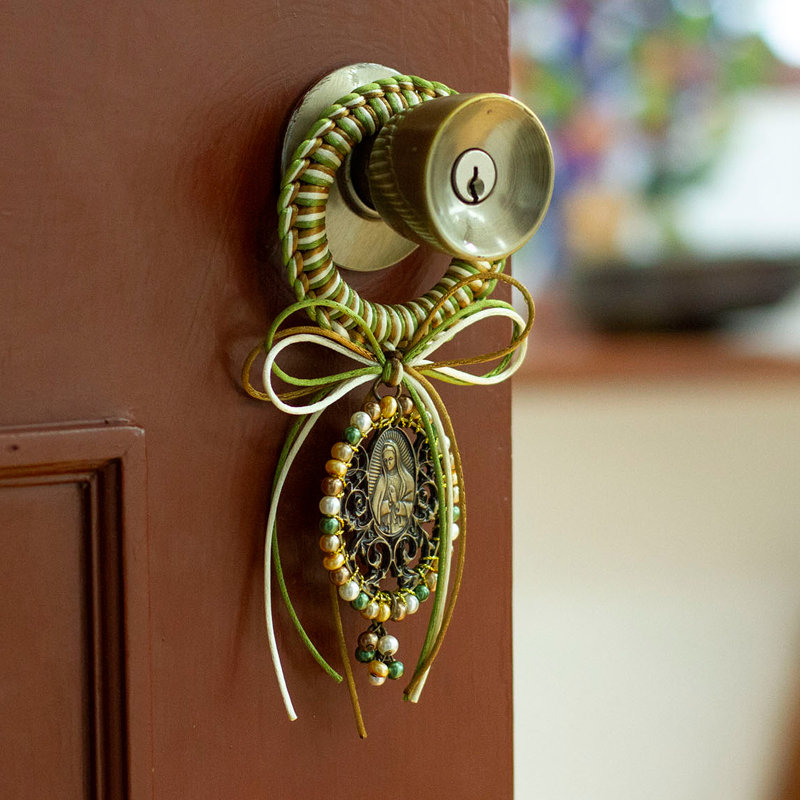 Porte-poignées de porte métallique Novica