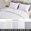 Ensemble de courtepointe surdimensionnés, couvre-lit léger blanc de 128 po x 120 po pour ensemble de literie édredon toutes saisons - ensembles de couvre-lit-113937835