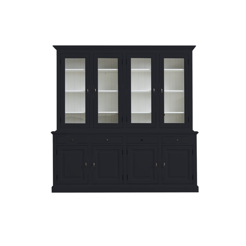 Topeka Display Cabinet, Anthracite/White