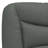 vidaXL Headboard Cushion Hvar Dark Grey 100 cm Fabric-1113935585