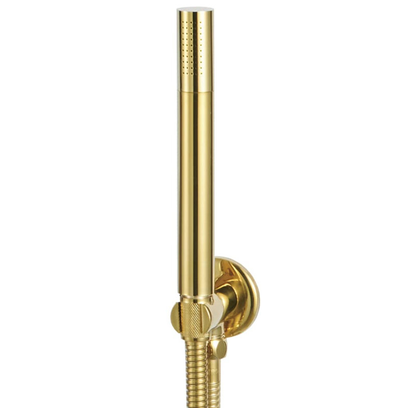 Romriell Rain Dual Shower Head, Gold