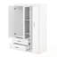Miroir 3 portes Simran avec tablettes-1426372408