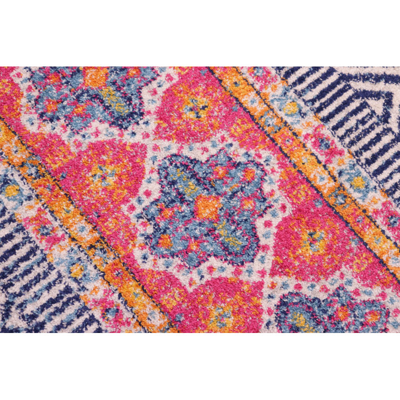 Tapis bleu / rouge Southwestern