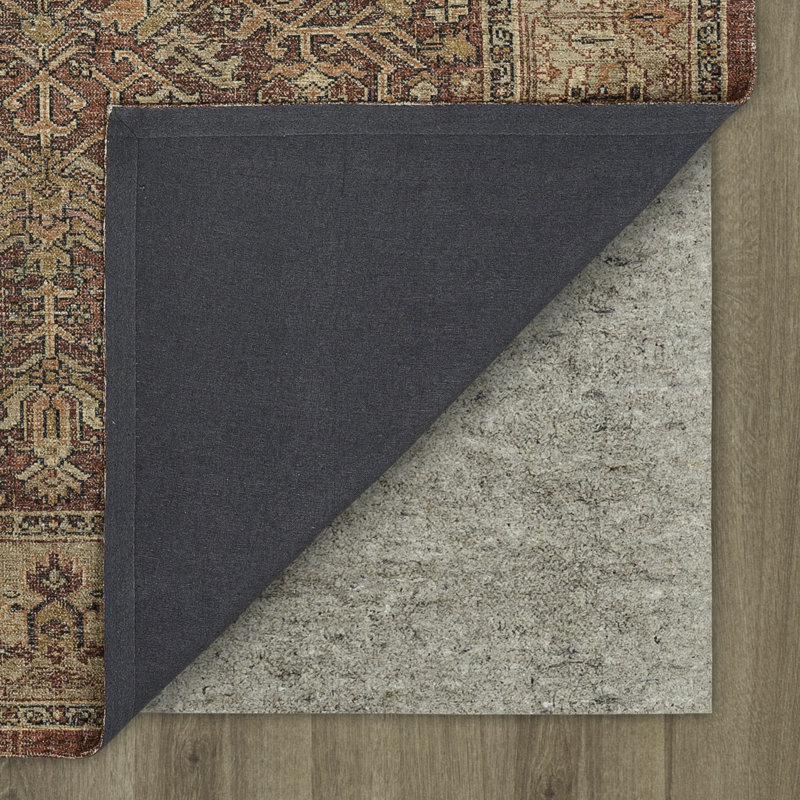 Athi River Red 8' x 10' Stain-Resistant Synthetic Area Rug