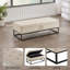 Maran Velvet Upholstered Bench with Flip Top-1590409862
