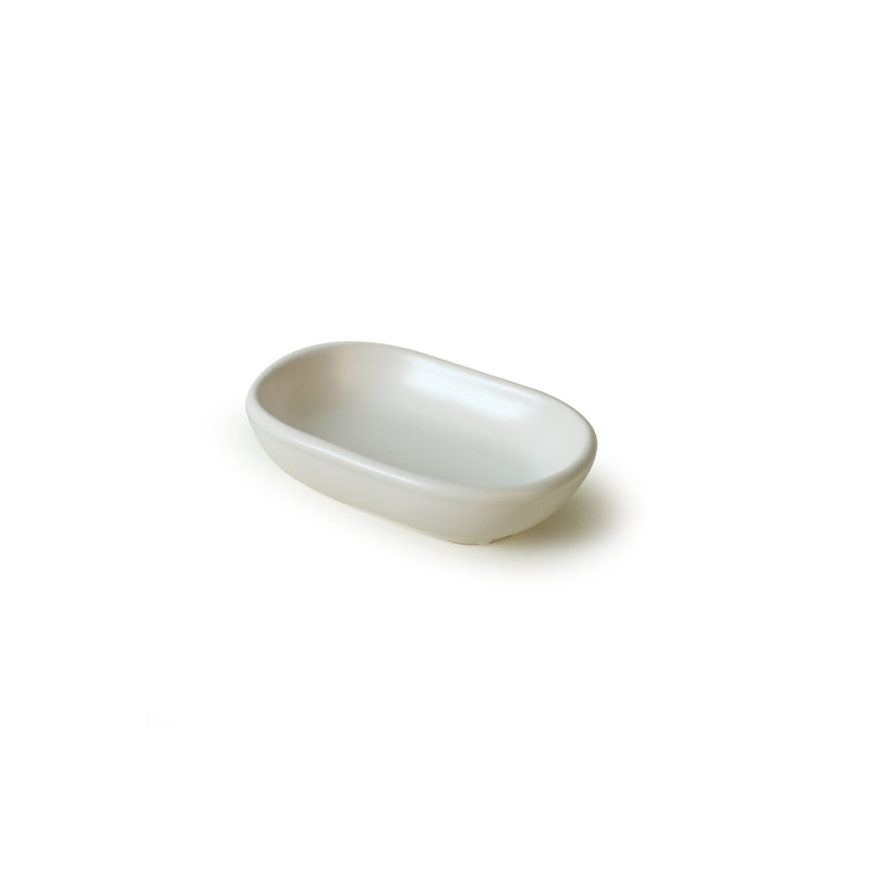 Latitude Run Areej 100% CERAMIC Salad Bowl, Matte White