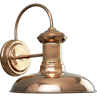 Luminaire de grange d'extérieur H 10,75 po Zelie