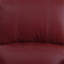 Fauteuil berçant inclinable et coulissant en cuir synthétique Living Flow