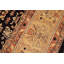 Tapis oriental rouge / brun clair / noir en laine noué à la main 9 pi 9 po x 14 pi Oriental