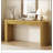 58.2" Entryway Table with Large Top and Dual Drawers,Console Table with Arched Sturdy Legs Stripe Design,Pine Veneer Sofa Table with Adjustable Feet for Living Room, Hallway,Foyer, Kitchen-1107459952