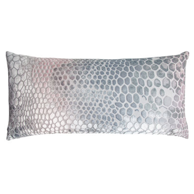 Snakeskin Square Velvet Pillow Cover & Insert