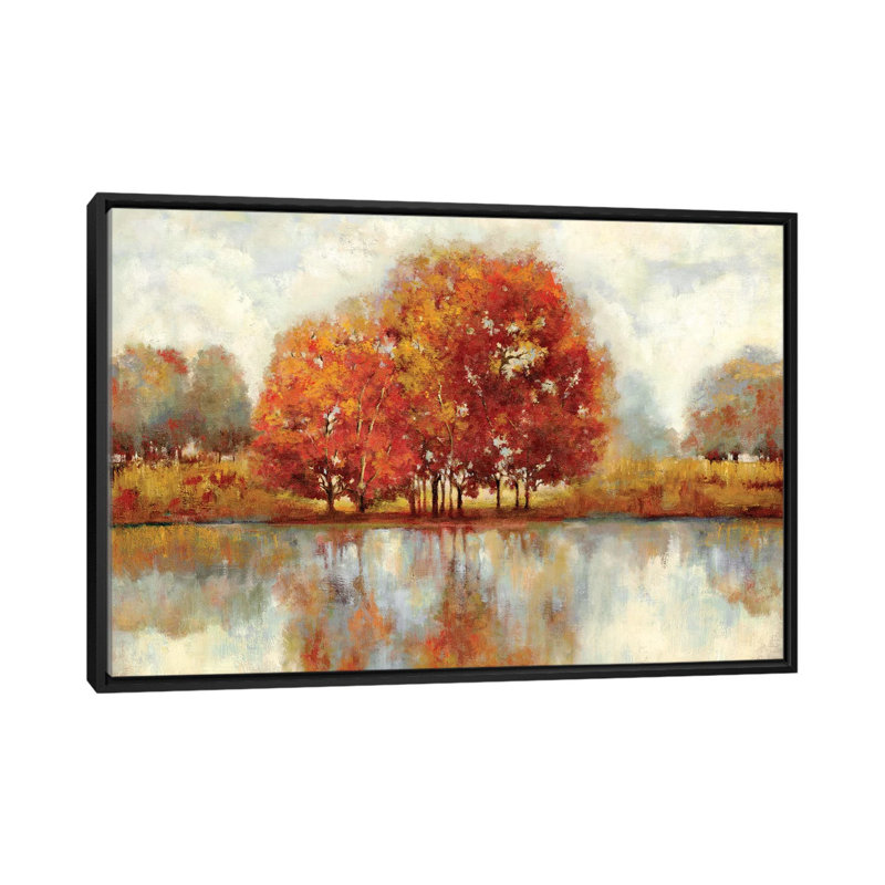 Ensemble par Asia Jensen - Impression sur toile tendue sur châssis, H 18 po x l 26 po x P 1,5 po, Pas de tapis