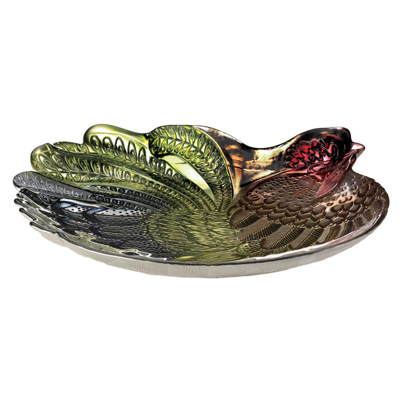 Rooster Decorative Plate | Farmhouse Ceramic Display Dish
