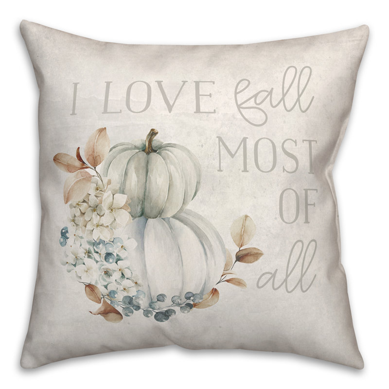  Housse et insert de coussin décoratif Love Love, H 16 po x l 16 po
