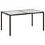 Bryshawn Glass Outdoor Dining Table 90 cm D-42347969-42348028-48737455