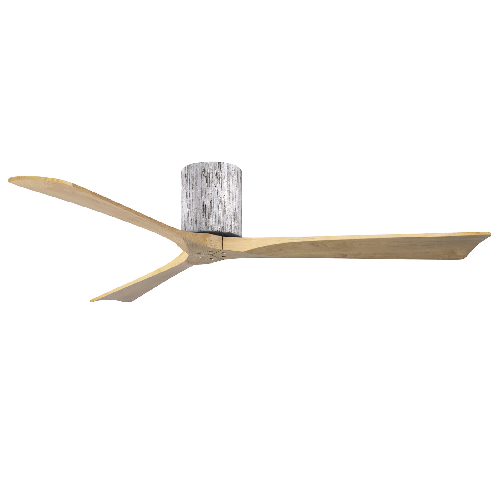 Olivier 3 Blade Ceiling Fan, Barn Wood Tone, Light Maple Tone, 60"