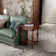 Halleli Solid Wood Side Table with Drawer and Storage Shelf