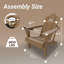 Fauteuil Adirondack d'extérieur inclinable et pliable avec support pour téléphone portable-1096097370-1101876346