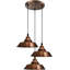 3 - Light Satin Nickel Cone Pendant-2057021095