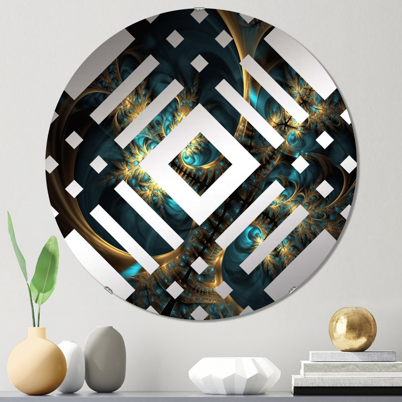 Edythe - Miroir décoratif diamant, 31,4 po x 31,4 po