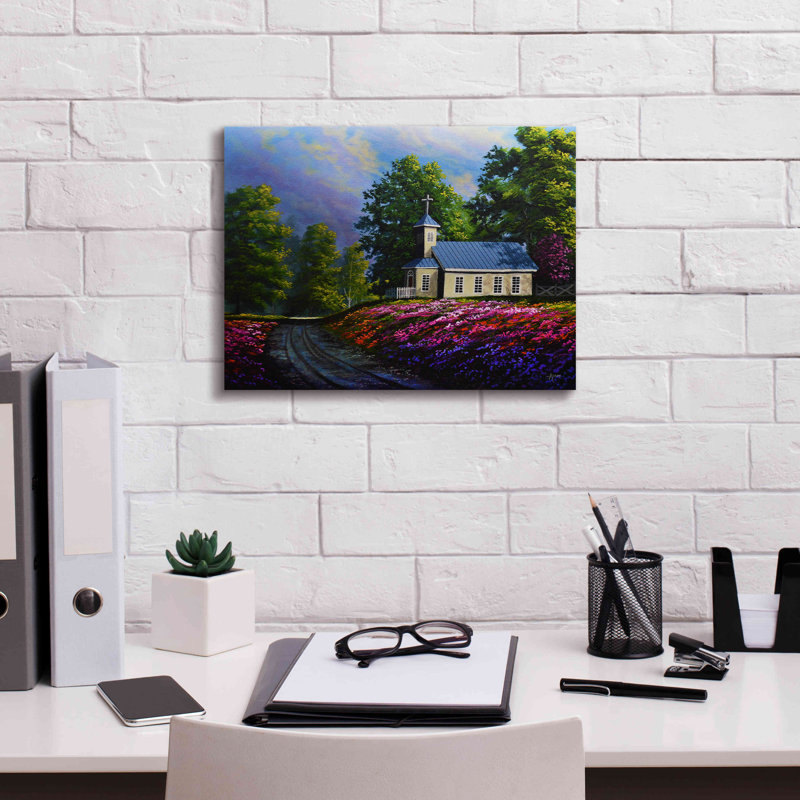 " Glorious Springtime " by Gary Adams, 12" H x 16" W x 0.75" D