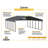 Galvanized Steel Carport, 20X20X9-90469334