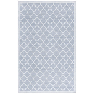 Tapis géométrique lavable à la machine Valire