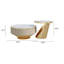 Solid Coffee Table with Storage-1617604434