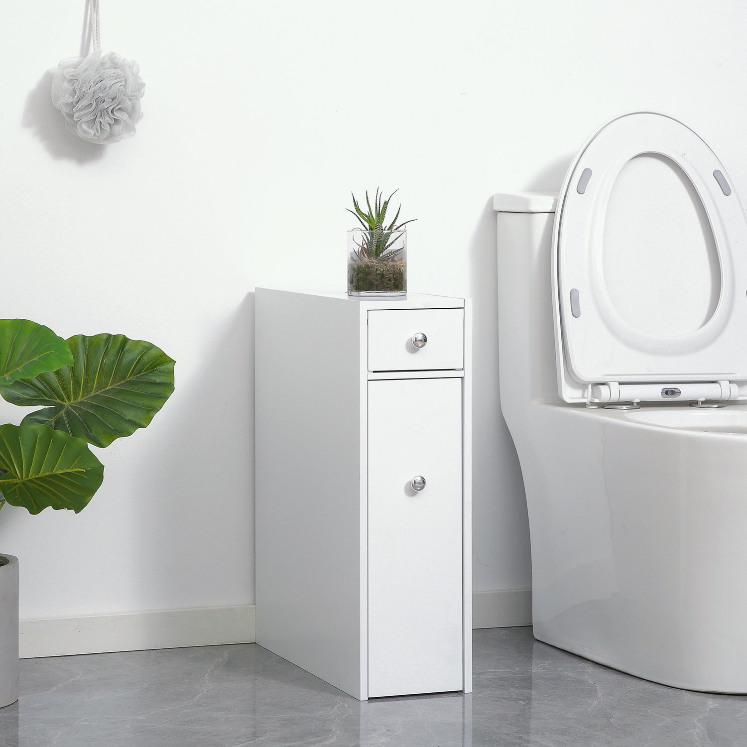 Latitude Run® Erler Freestanding Bathroom Cabinet | Wayfair