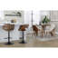 Tabouret de bar réglable pivotant de style Mid-Century-231051072