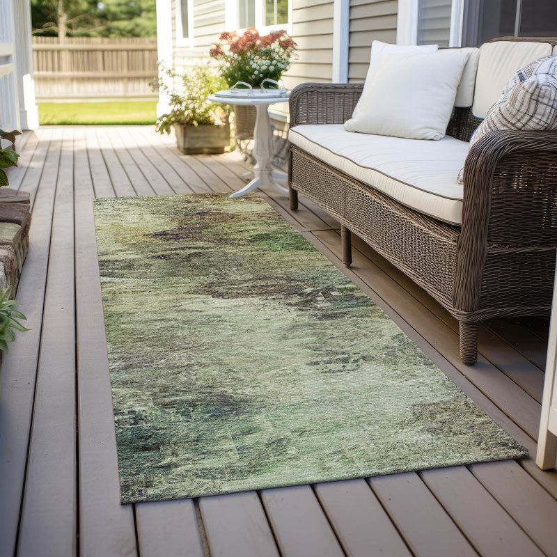 Tapis intérieur / extérieur Decicco, Tapis de couloir 2 pi 3 po x 7 pi 6 po