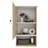 Medicine Cabinet, Two Internal Shelves, Single Door, One Shelf-1546151720