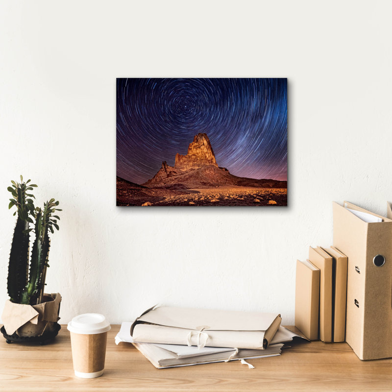  «Canyou Night Lights 1» par David Drost, art mural sur toile, 16 po x 12 po