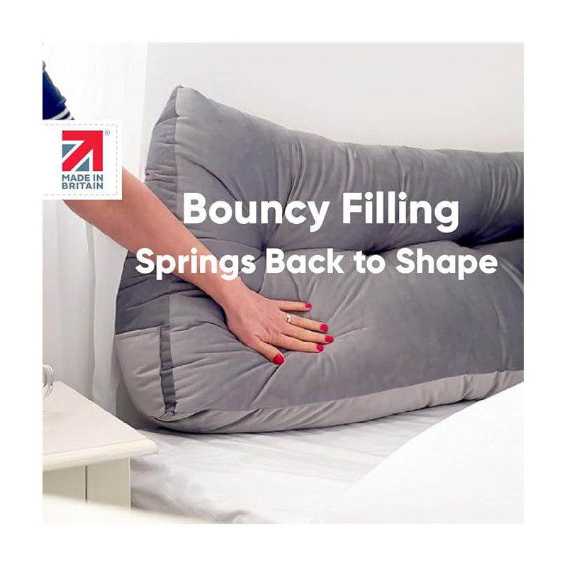 Beckener Bolster Cushion Pad, Beige, 50cm H x 90cm W
