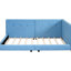 Lit plateforme double tapissier avec hublots, bleu - pour la décoration de la chambre à coucher-1332881307-1332881305