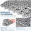 Paquet de 50 carreaux de sol à emboîtement modulaire 12 po x 12 po Coussin emboîtable modulaire en PVC souple antidérapant pour épissure de sol-117498749