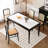 Adrihana Rectangular with Solid Wood Base Dining Table-1428462758