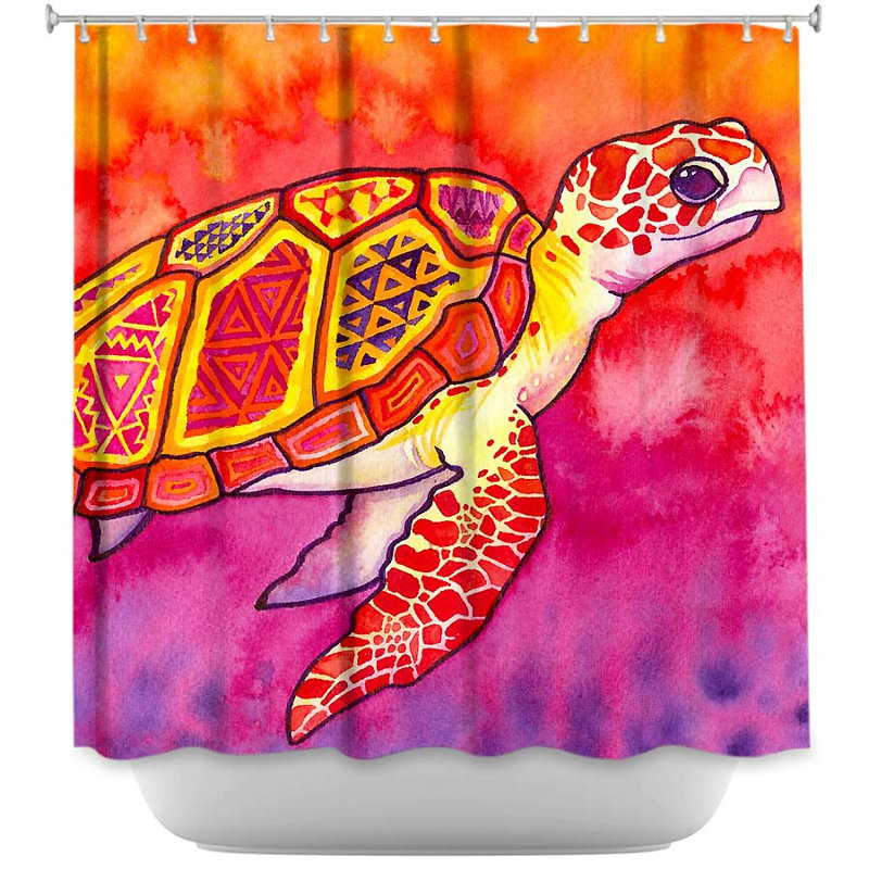 Rideau de douche simple sea turtle Dreyer