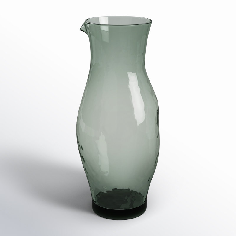 Arkwright Glass Pitcher, Green