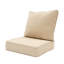 Ensemble de coussins de siège d'extérieur profond 24 po x 24 po avec coussin de dossier 24 po x 21 po, coussins de chaise de patio épais de remplacement 6 po-708529813