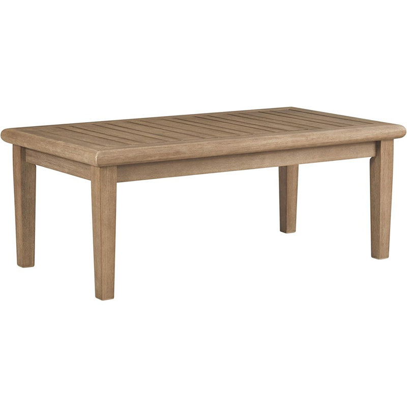 Signature Design By Ashley Gerianne Outdoor Rectangular Eucalypt...