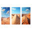 «Desert Dunes», ensemble de 3 reproductions d'art sur toile-2069358084-2069358086