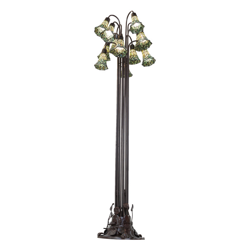Bueche Tree Floor Lamp, Green 1