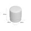 Aine 39cm Wide Velvet Round Standard Ottoman-38033587