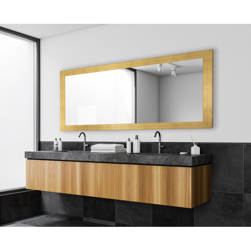 Miroir de salle de bain moderne et contemporain Coles Sunset, H 39 po x l 75,5 po