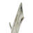 Guillotte Porcelain Ceramic Abstract Decorative Silver Sculpture with Black Base