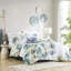 Édredon 6 pièces pour grand lit en coton avec décoration de plantes tropicales 100% literie-124311633