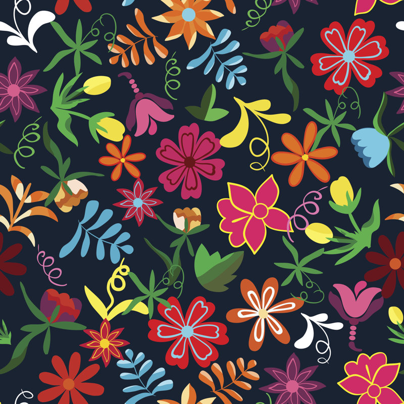 Seamless Pattern Boom, Vector Illustration by Yakovliev - Wrapped Canvas Print, 30cm H x 30cm W x 3.8cm D
